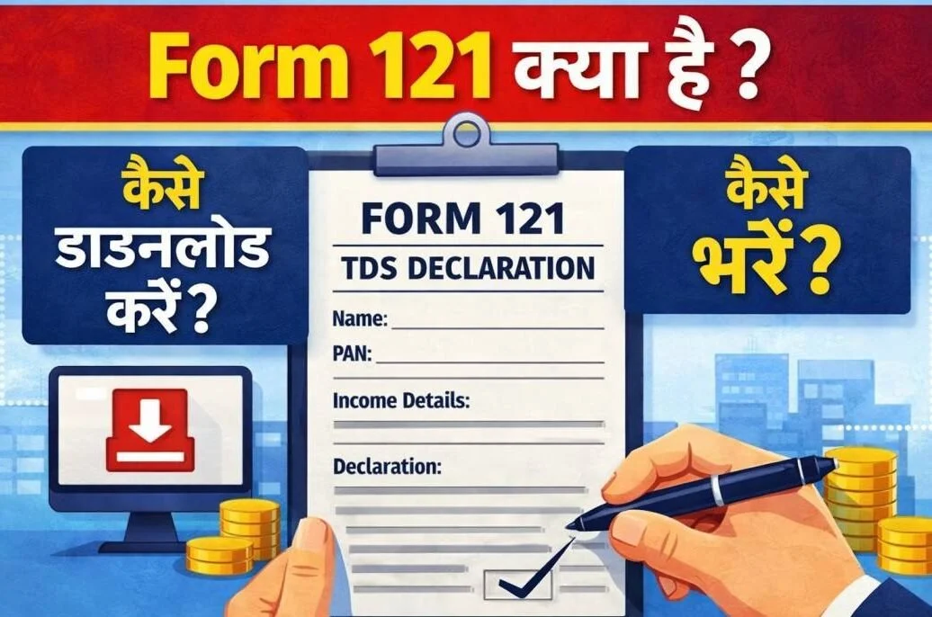 Form 121Kya Hai | Form 121 kaise bhare | Form 121 Income tax PDF download